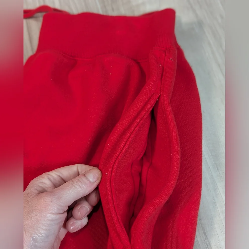 Champion Joggers Mens Size Medium Red Reverse Weave Sweatpants - Picture 5 of 8